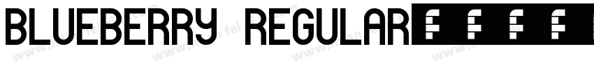Blueberry Regular字体转换